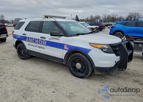 2015 Ford Explorer Police Interceptor из США, поврежденный, VIN 1FM5K8AR4FGB32900